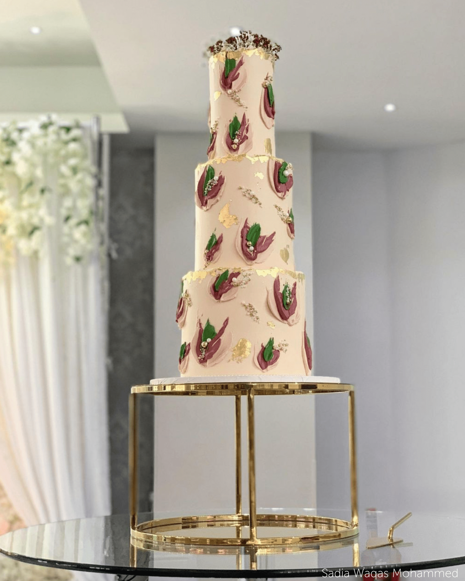 14” Round Metallic Plinth - Prop Options