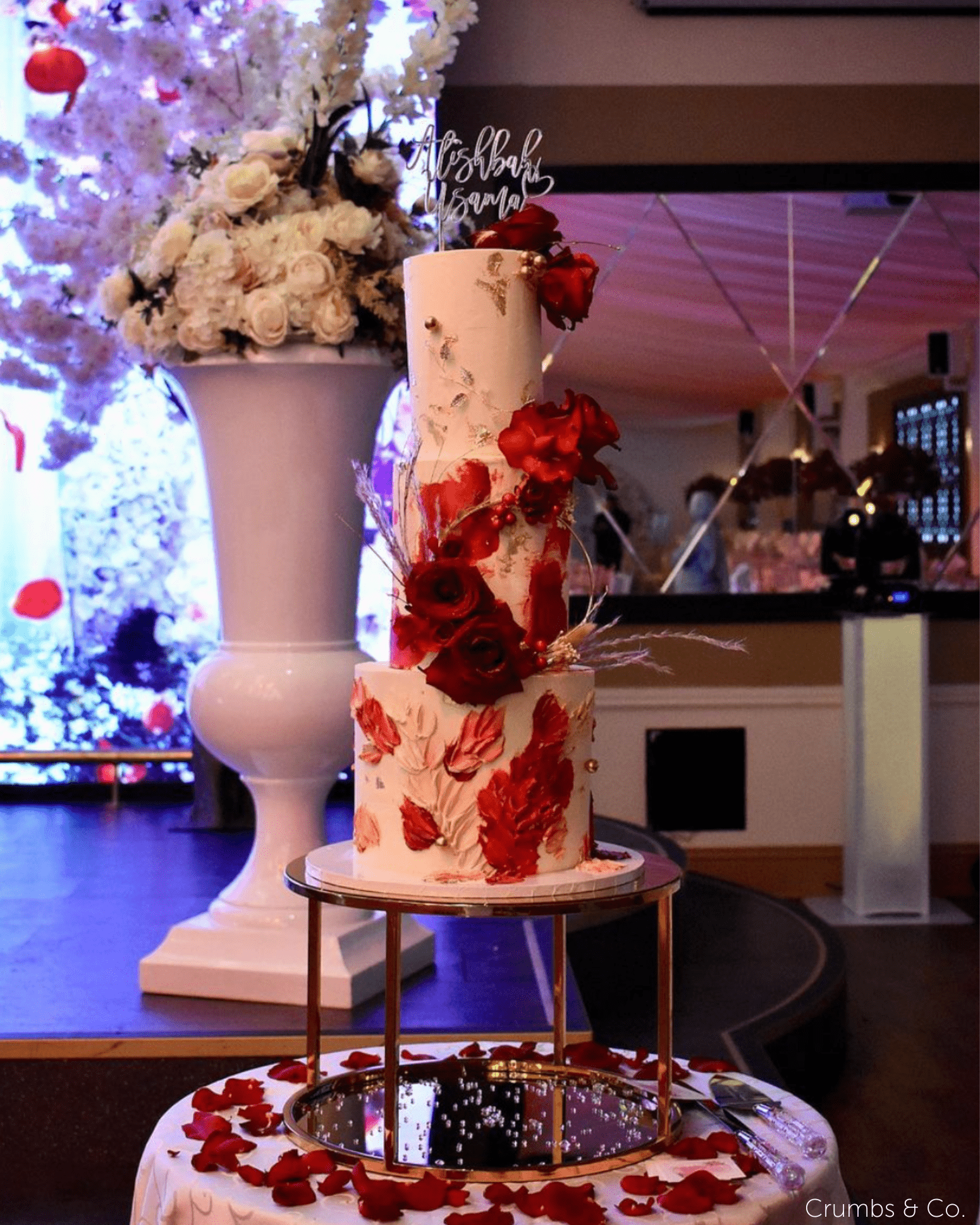 14” Round Metallic Plinth - Prop Options