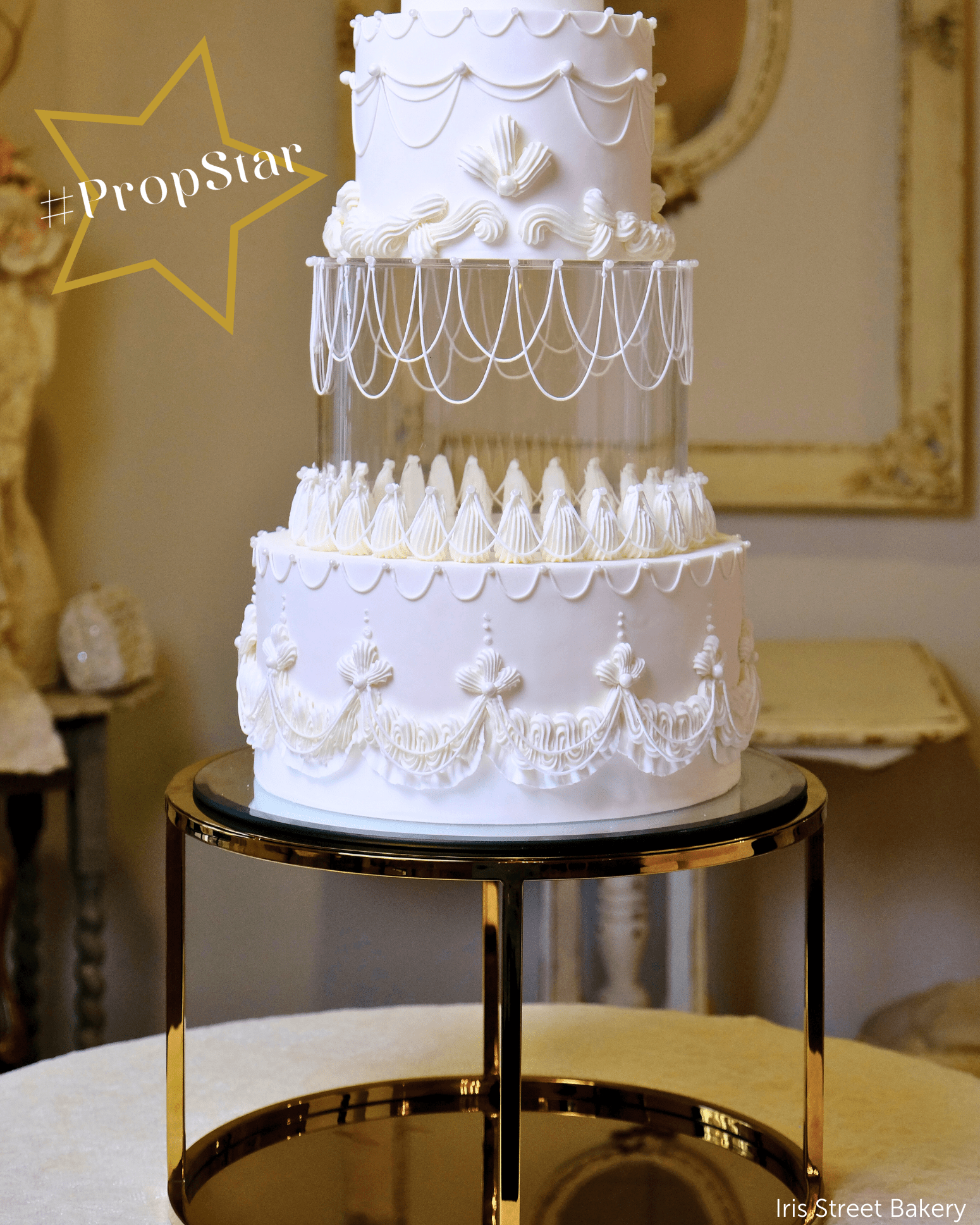 14” Round Metallic Plinth - Prop Options