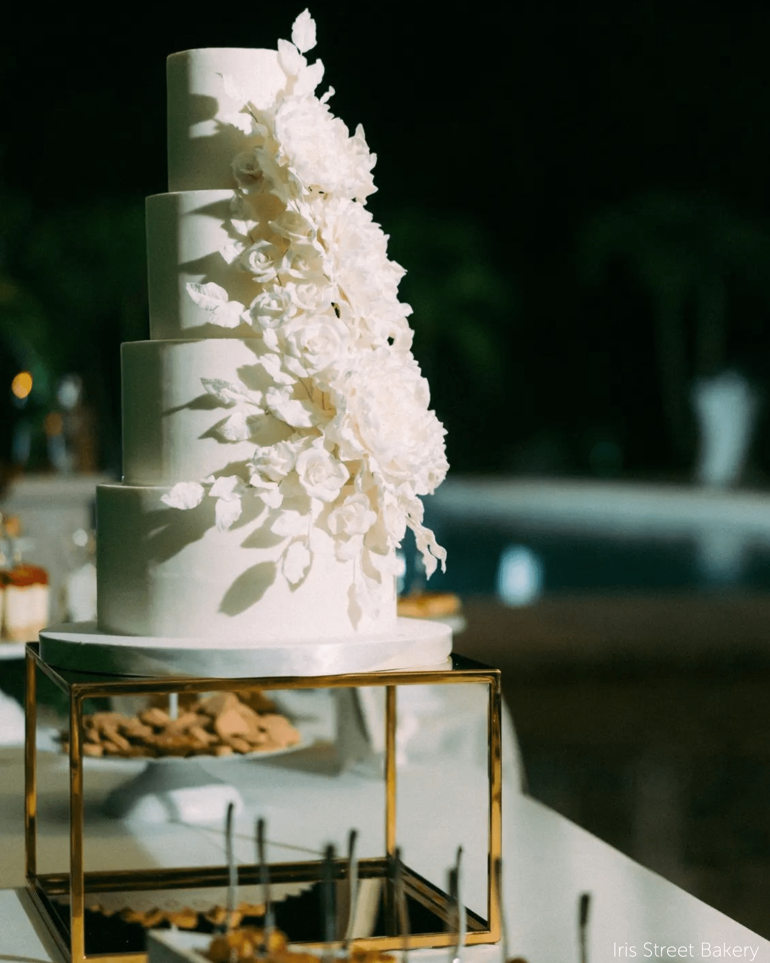 14" Square Metallic Plinth - Prop Options