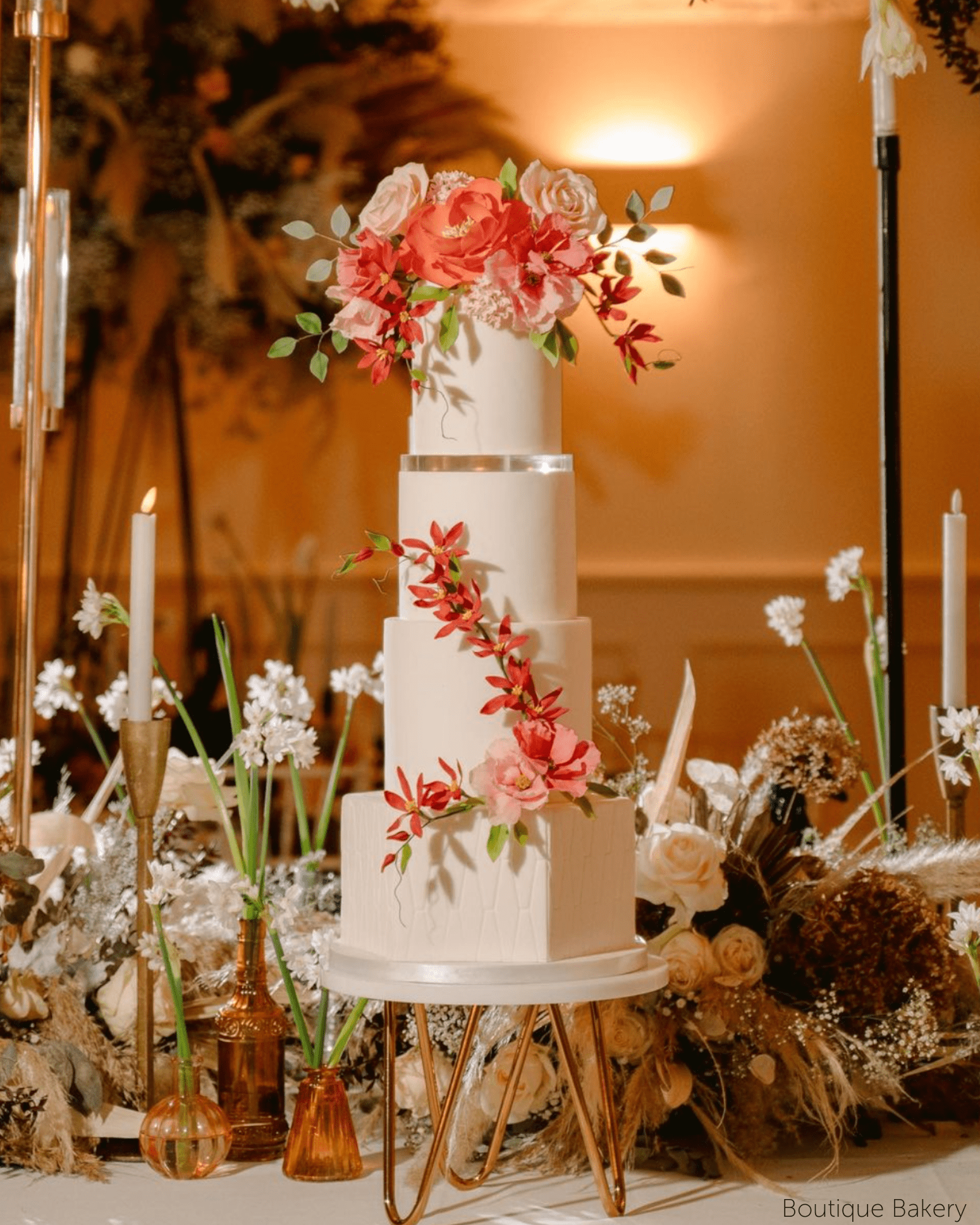 15mm Round Ultra Polished Clear Acrylic Cake Spacers - Prop Options