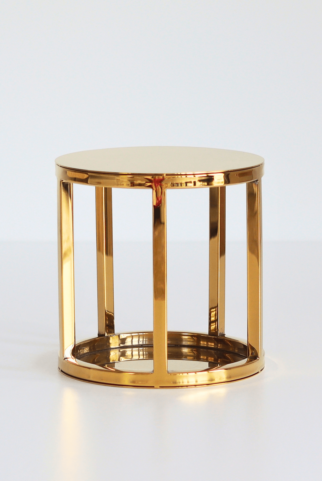 6" Round Metallic Cake Separator - Prop Options