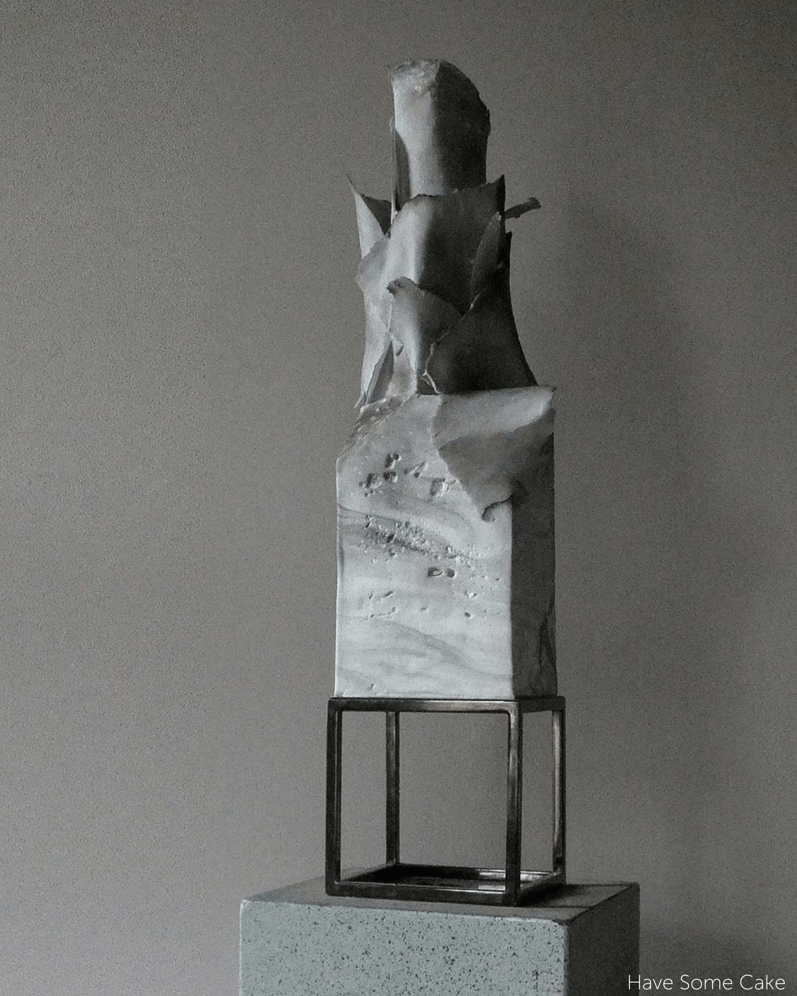 6" Square Metallic Cake Separator - Prop Options