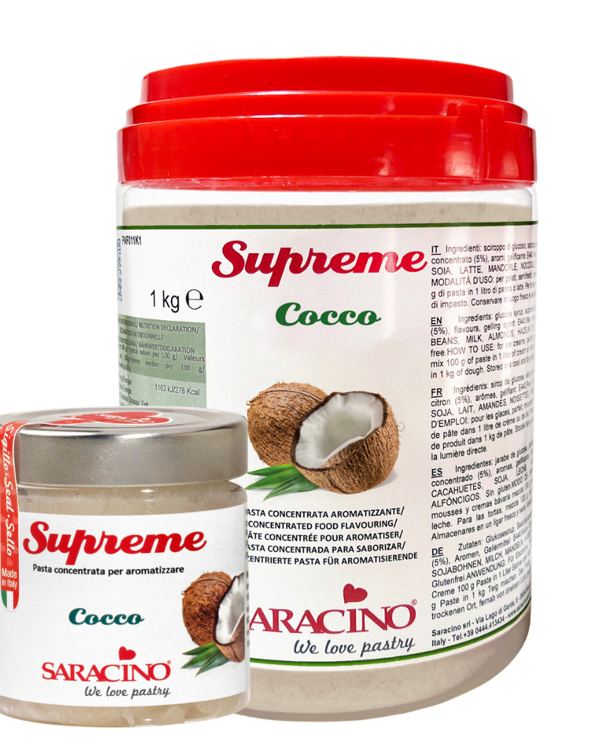 Saracino Coconut Food Flavour Paste - 200g & 1kg