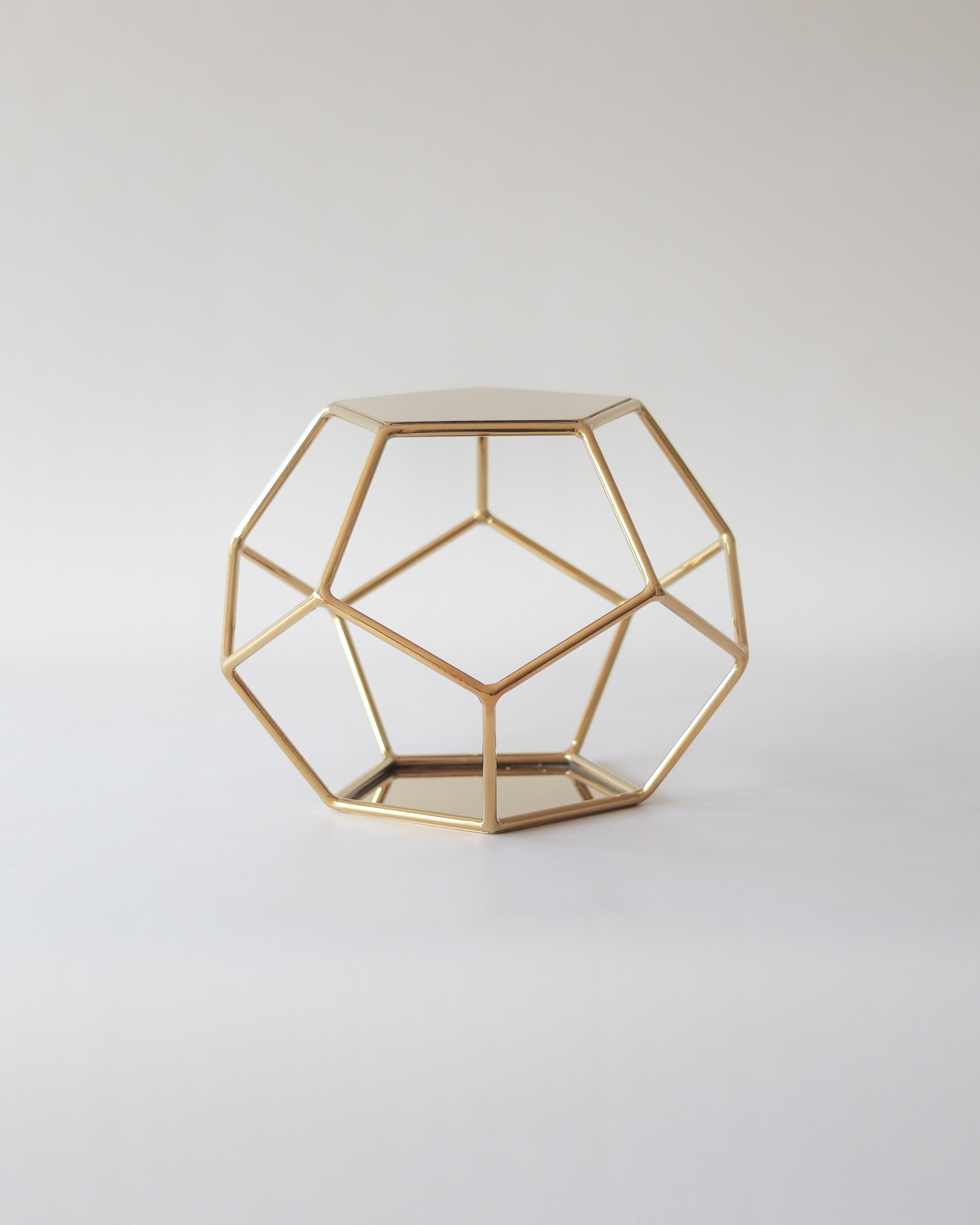 Outlet Metallic Gold Pentagon Spacer - Imperfect - Prop Options