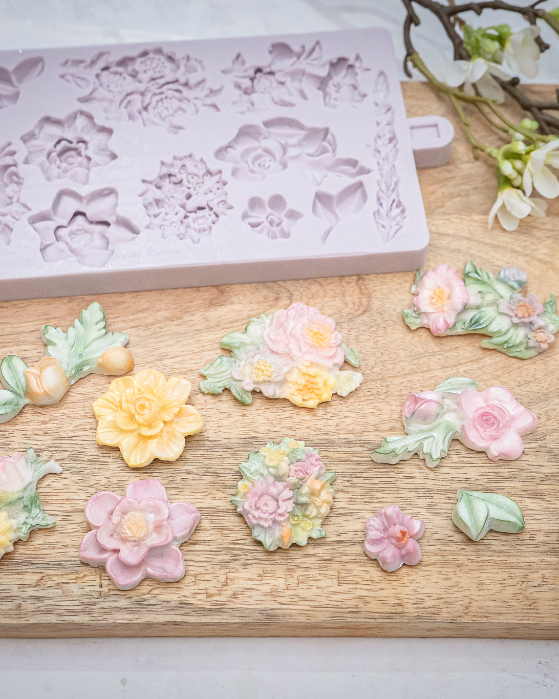 Floral Essentials Silicone Mould