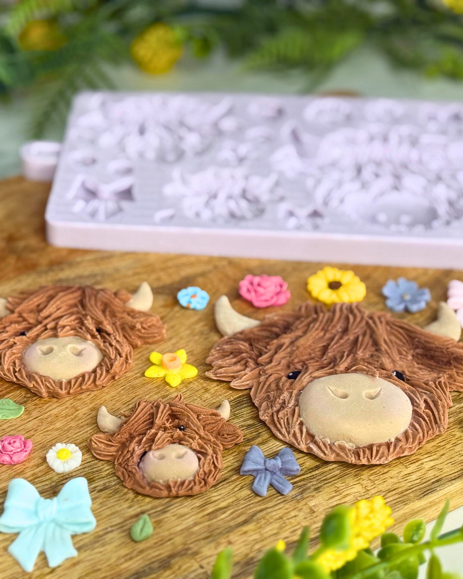 Highland Cow Silicone Mould