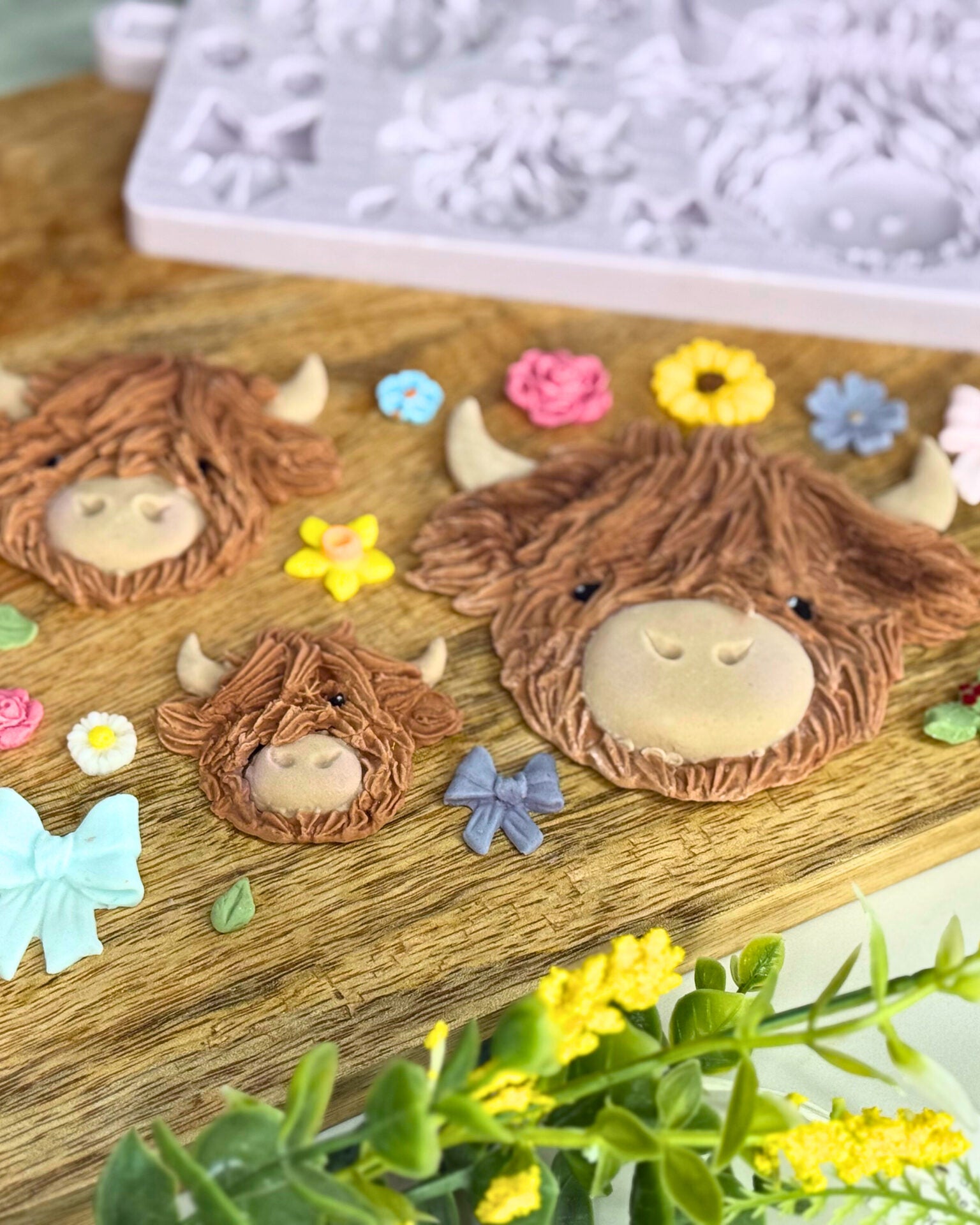 Highland Cow Silicone Mould
