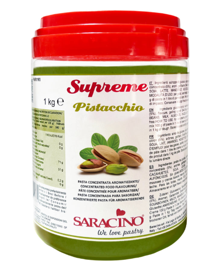 Saracino Pistachio Food Flavour Paste - 200g & 1kg Sizes