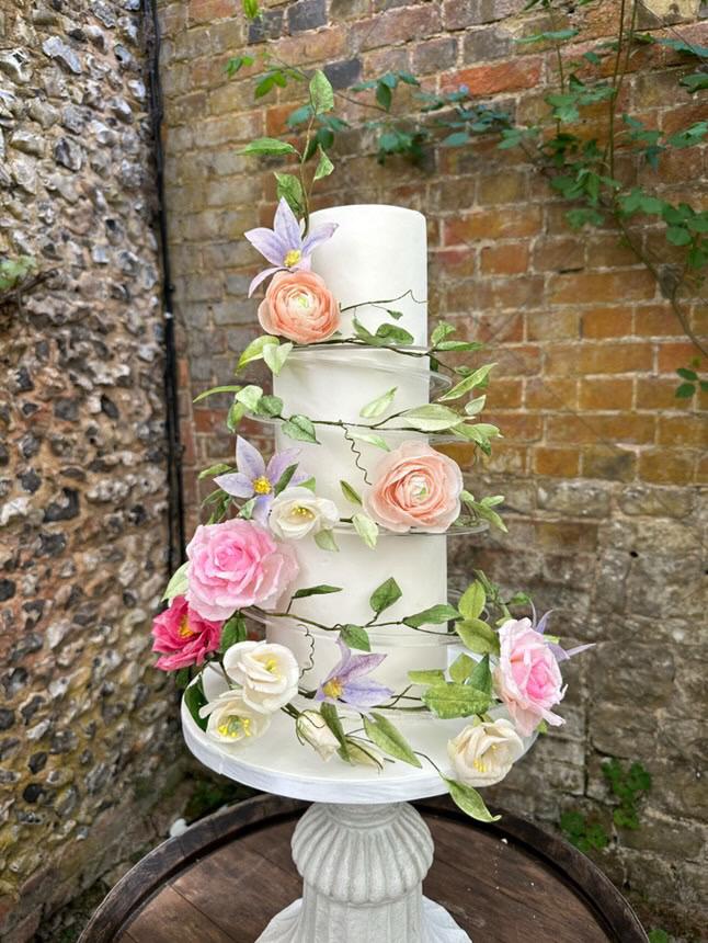 Cake Spiral™ - Acrylic Wrap for Tiered Cakes - Prop Options