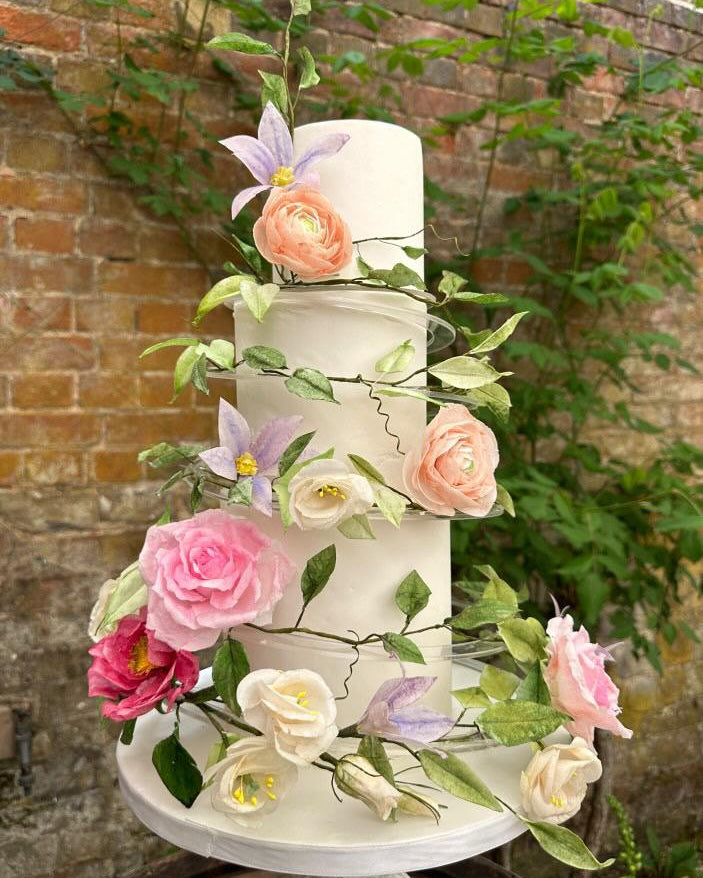 Cake Spiral™ - Acrylic Wrap for Tiered Cakes - Prop Options