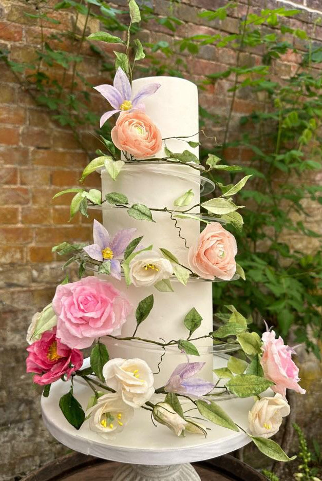 Cake Spiral™ - Acrylic Wrap for Tiered Cakes - Prop Options