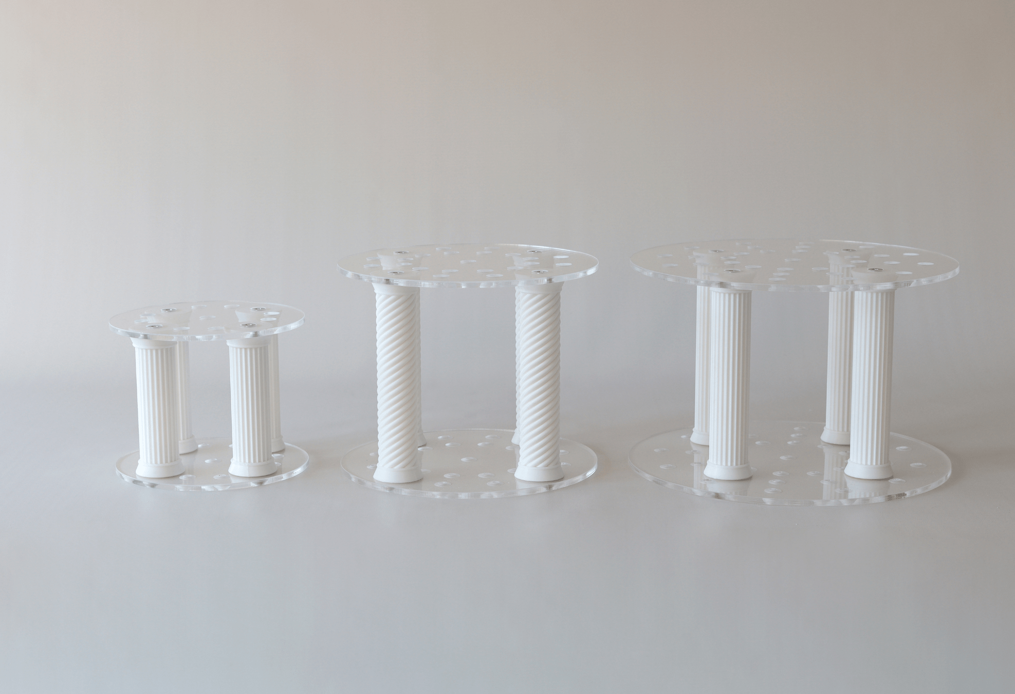 Carousel Column Cake Separator - Prop Options