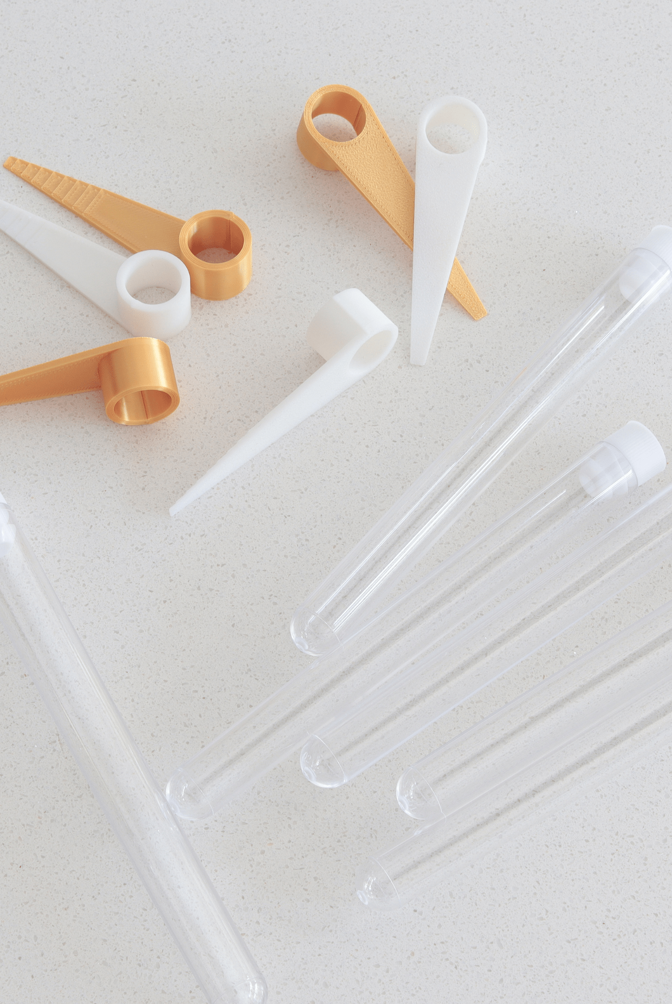 Floating Floral Vial Holders - Set of 5 - Prop Options