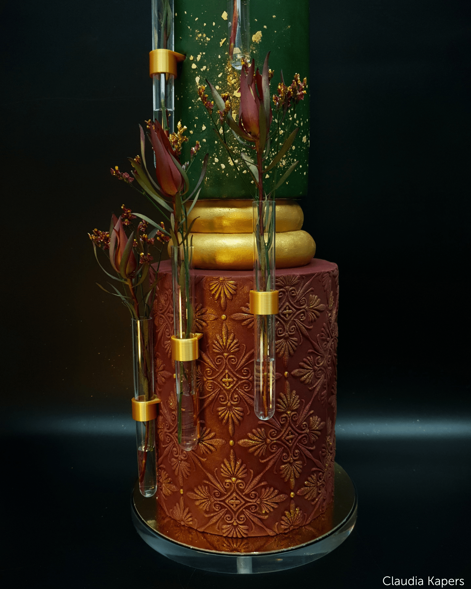 Floating Floral Vial Holders - Set of 5 - Prop Options