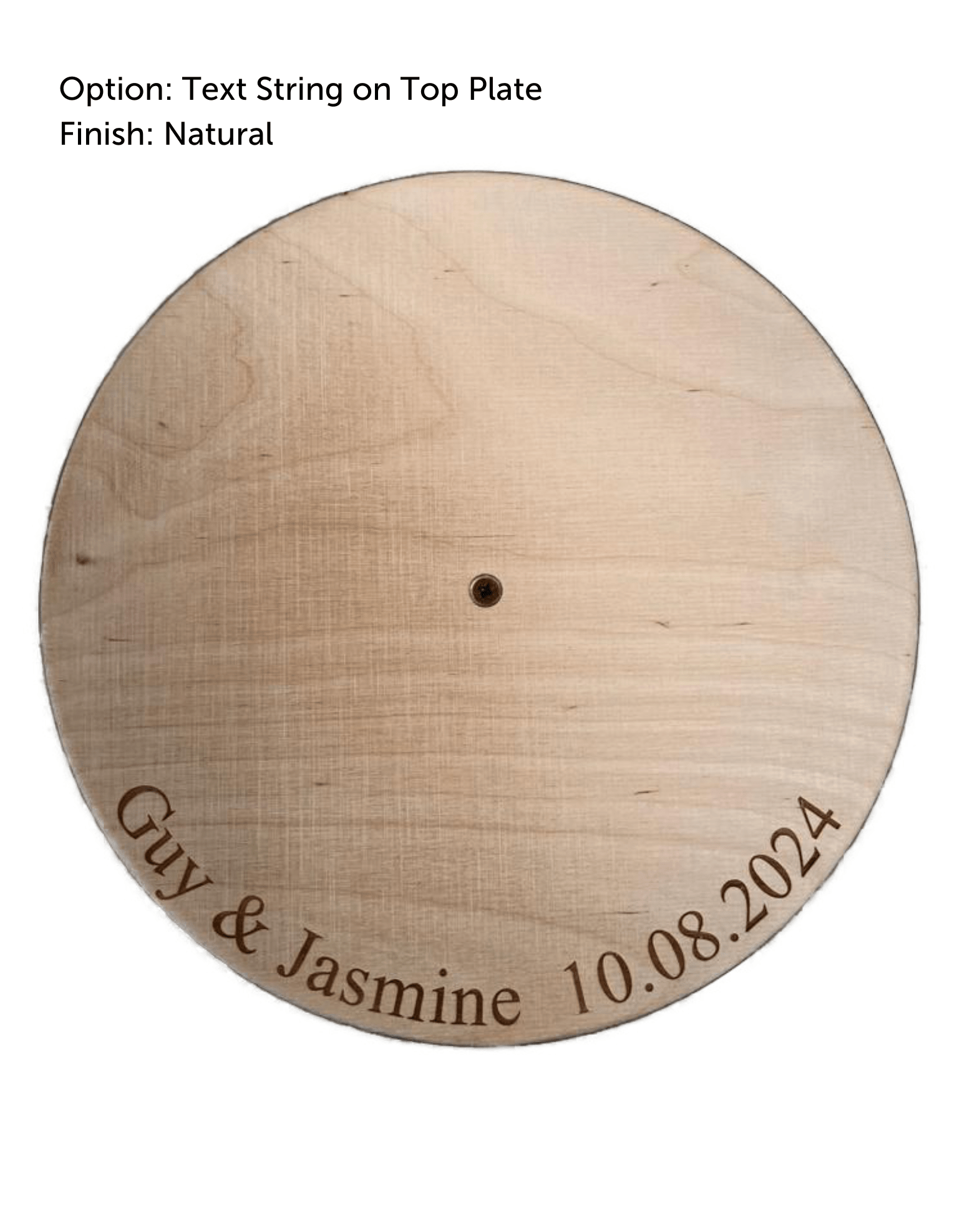 Premium Add - On: Bespoke Personalisation for Wooden Cake Stands - Prop Options