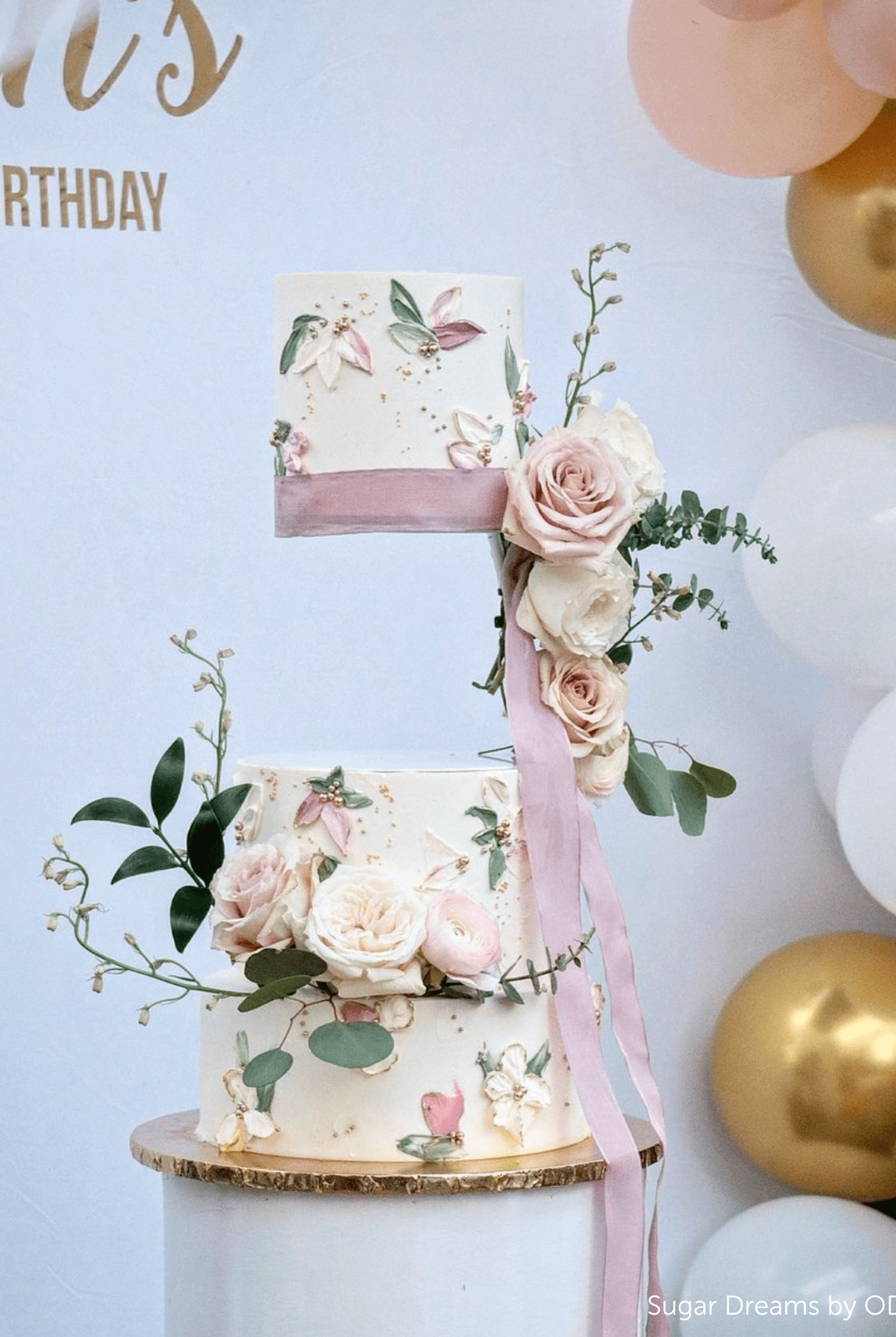 PropBundle - Round Floating Side Bar PropSecure® Cake Separator, Pins & Cake Board - Prop Options