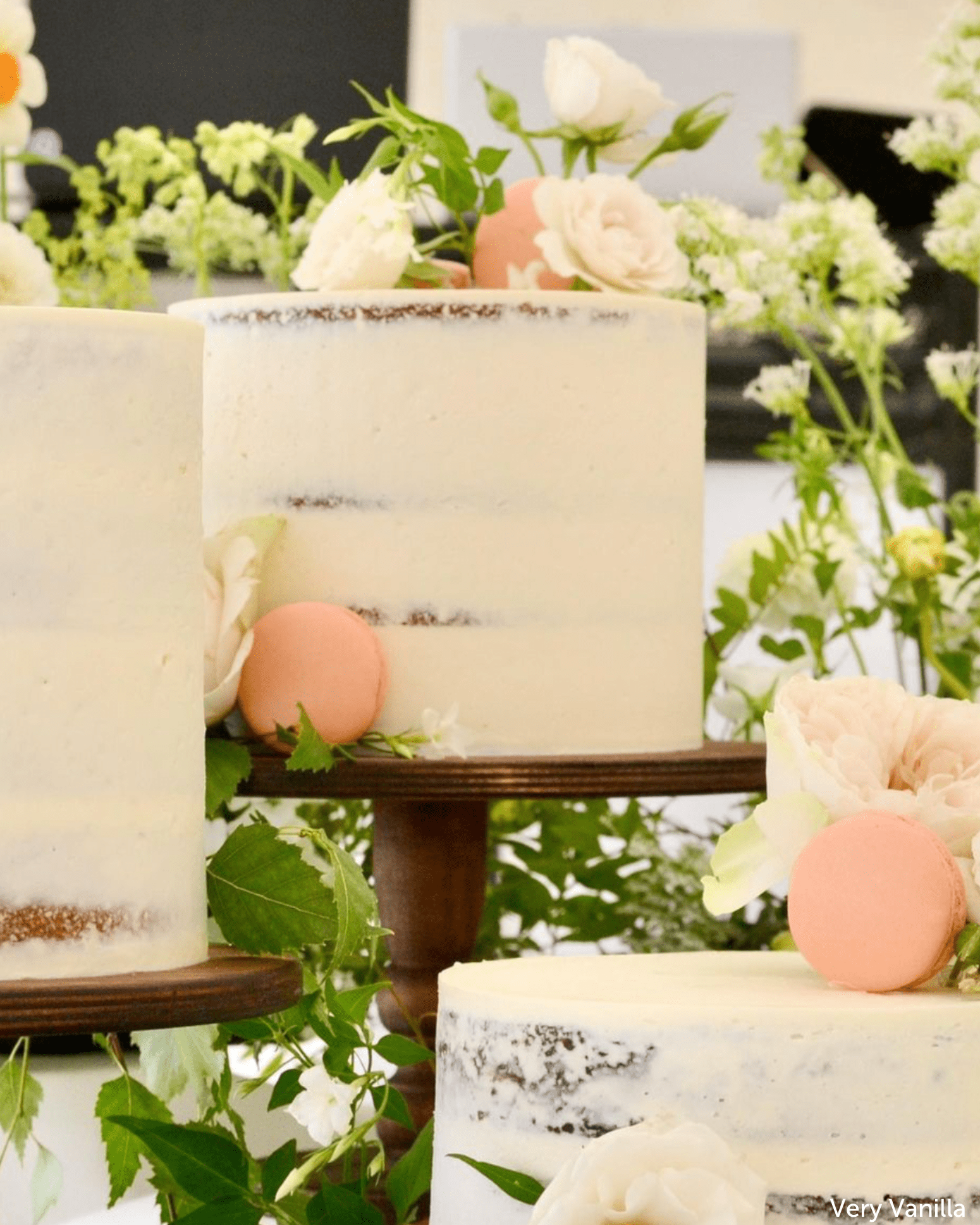 PropBundles - Trio of Original Scandinavian Birch Pedestal Cake Stands - Same Diameters - Prop Options