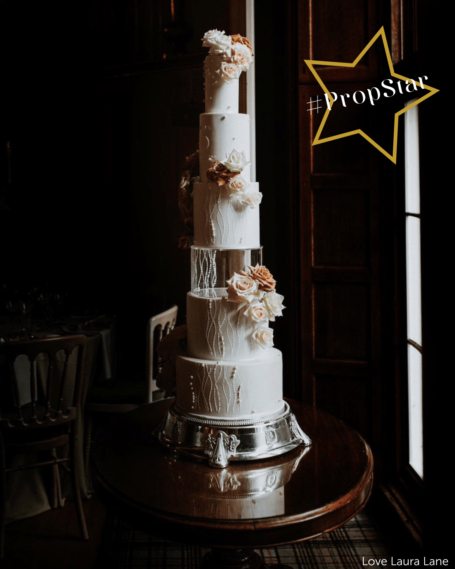 Round Acrylic Fillable Clear Tiers - Prop Options