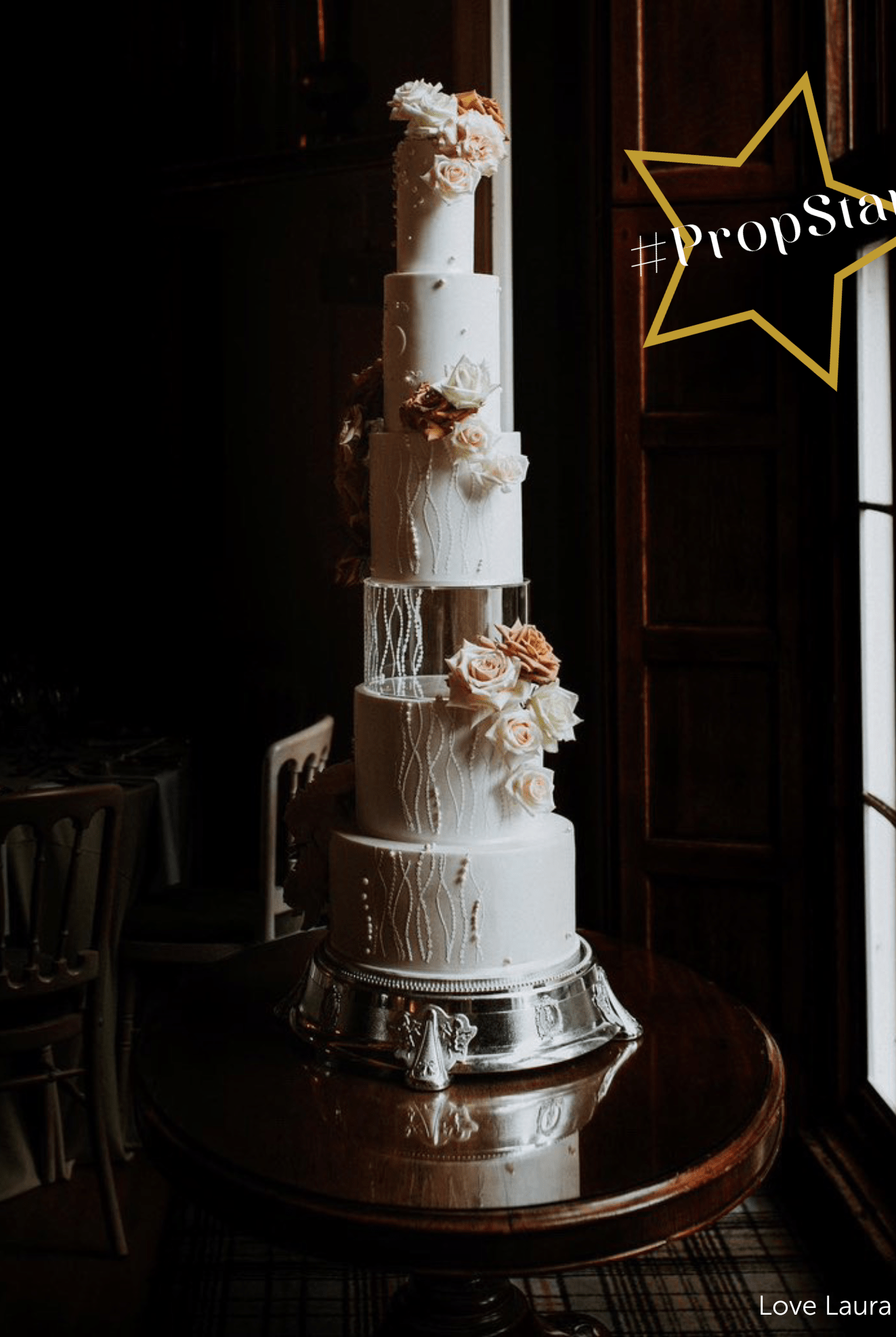 Round Acrylic Fillable Clear Tiers - Prop Options