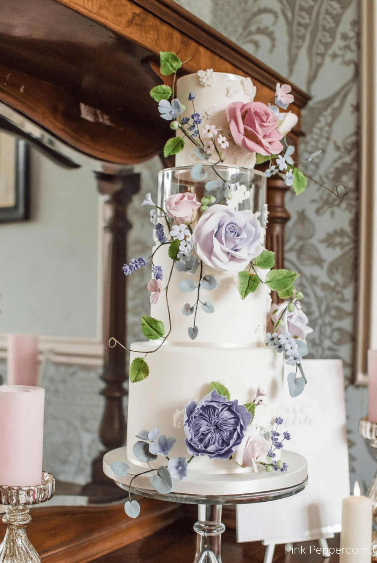 Round Acrylic Fillable Clear Tiers - Prop Options