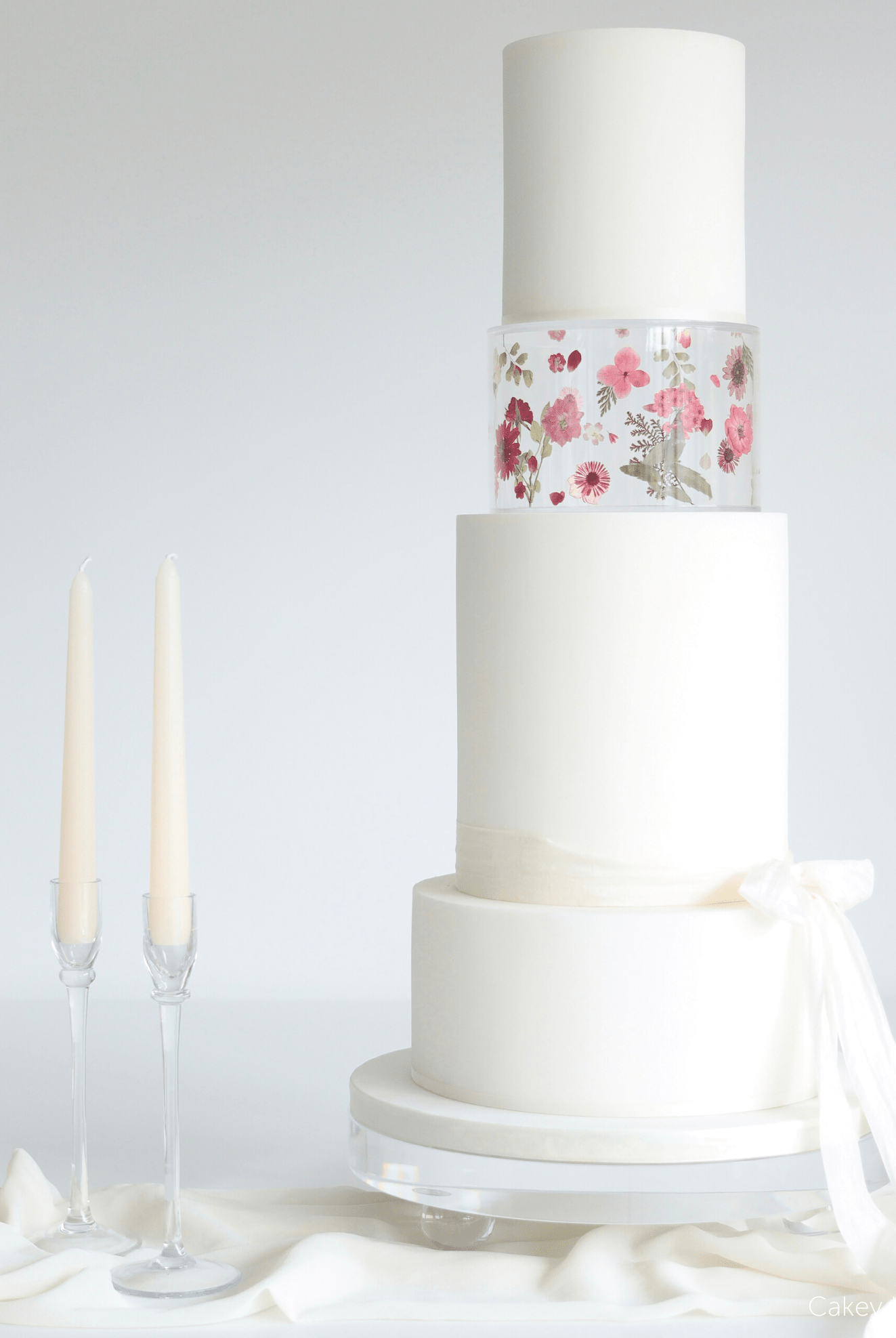 Round Acrylic Fillable Clear Tiers - Prop Options