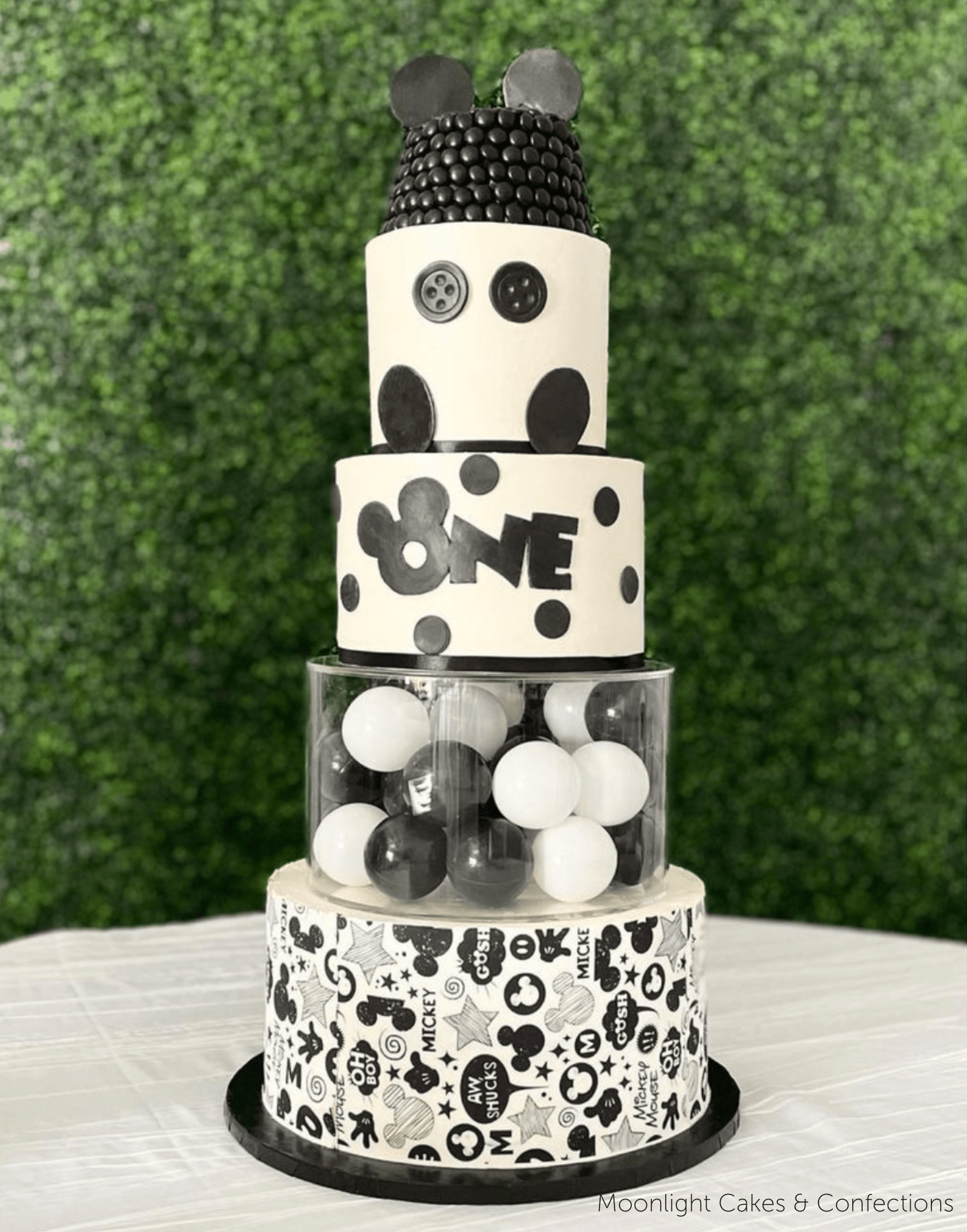 Round Acrylic Fillable Clear Tiers - Prop Options