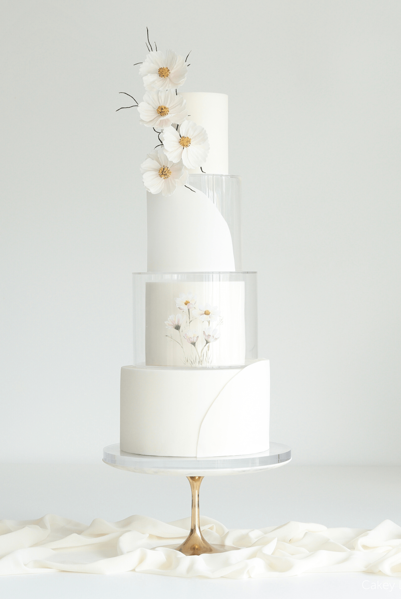 Round Acrylic Fillable Clear Tiers - Prop Options