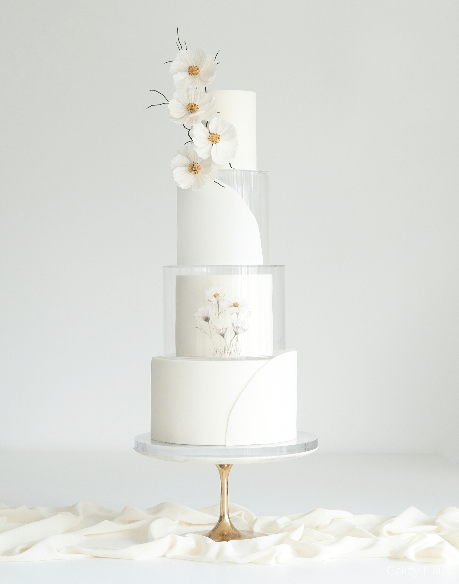 Round Acrylic Fillable Clear Tiers - Prop Options