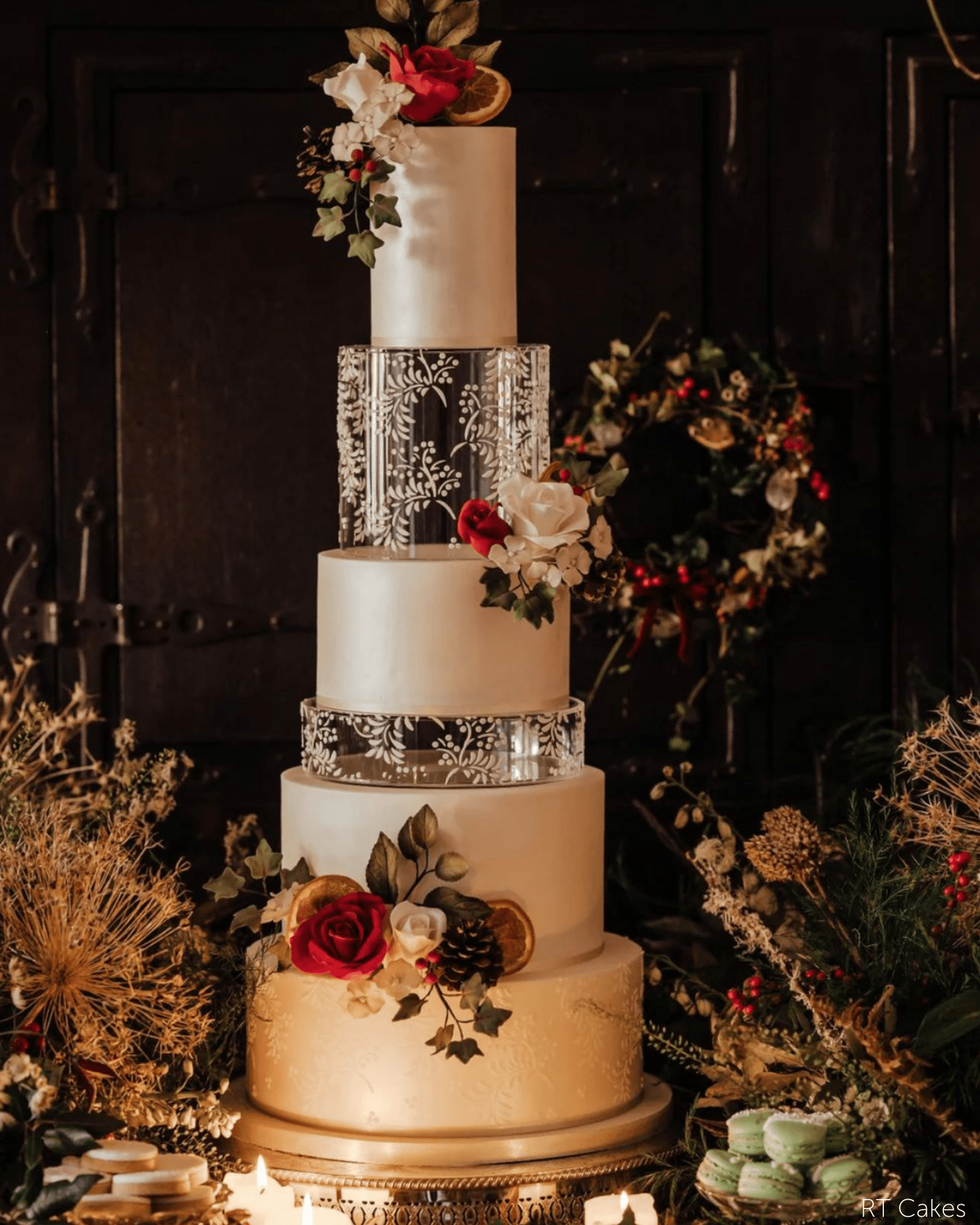 Round Acrylic Fillable Clear Tiers - Prop Options