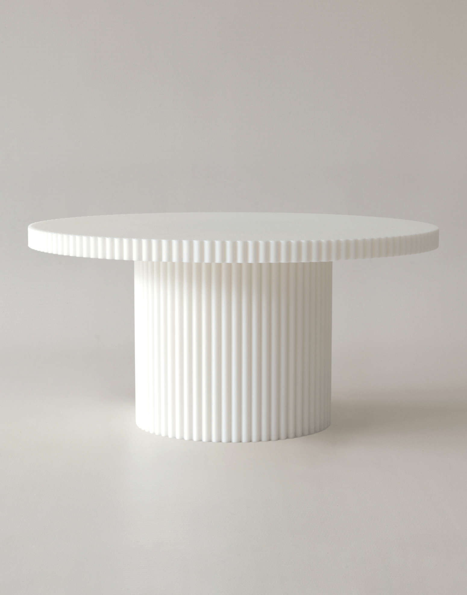 Round Reeded Cake Stand - Prop Options