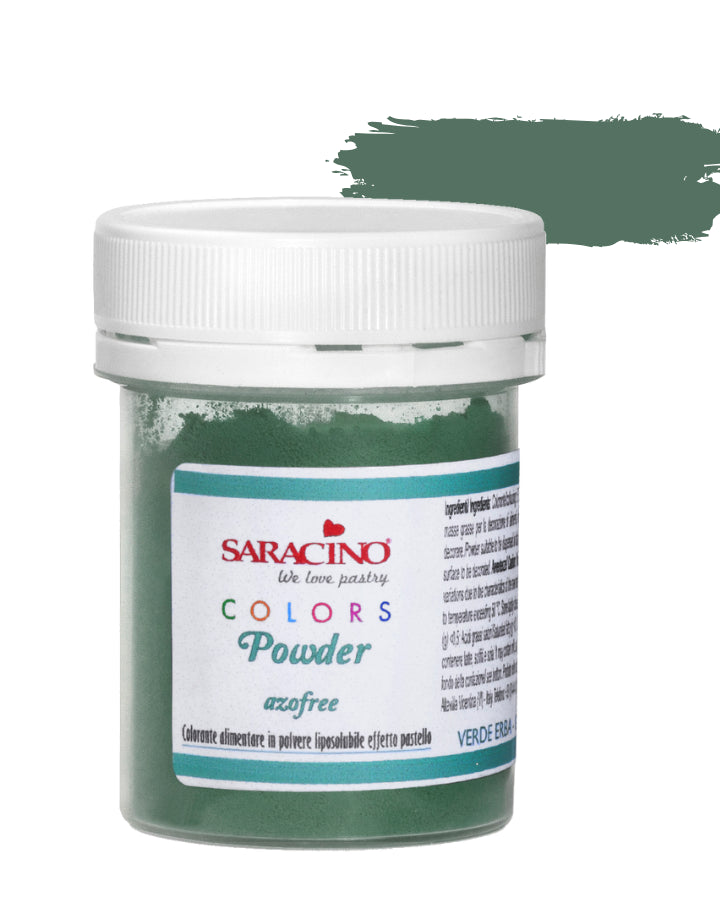 Grass Green Edible Colour Dust - Cake Decoration Powder