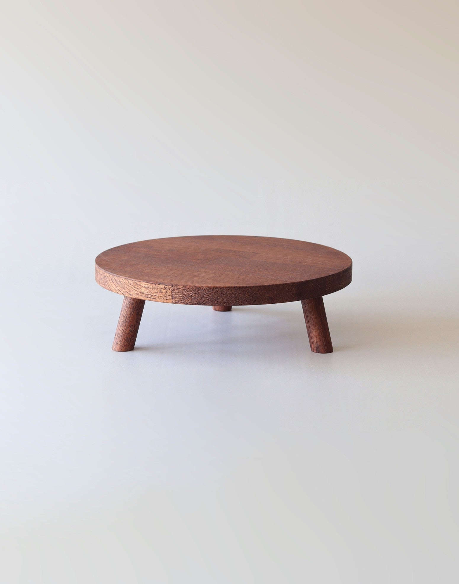 Solid Oak Tripod Cake Stand - Prop Options