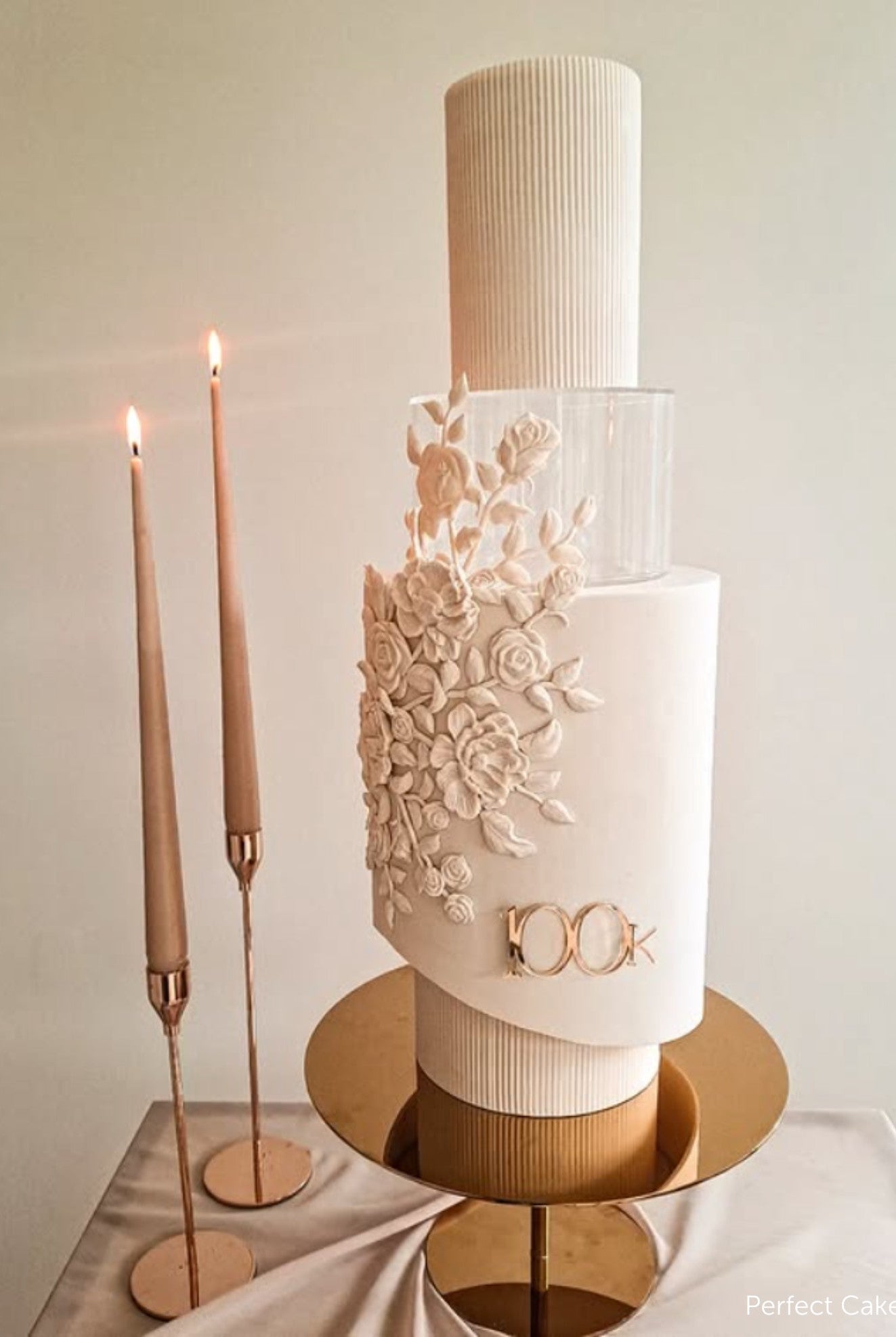 Special Edition 12" Gold Stiletto Cake Pedestal - Prop Options