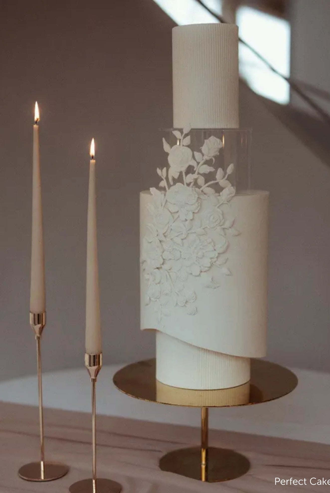 Special Edition 12" Gold Stiletto Cake Pedestal - Prop Options