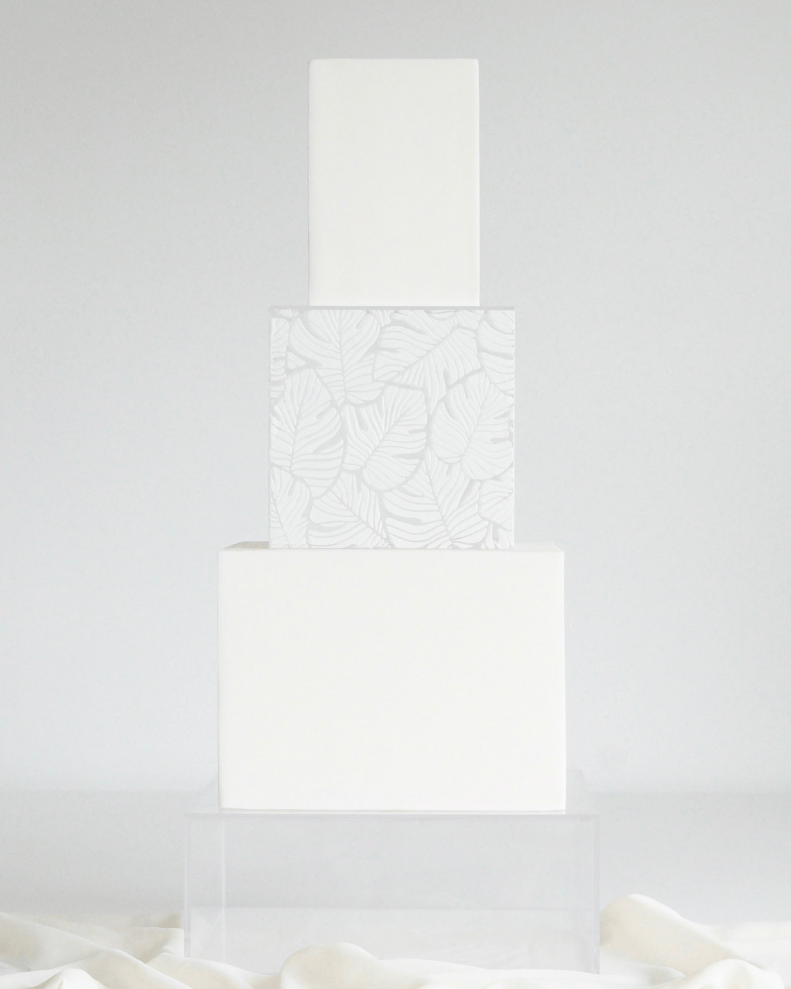 Square Acrylic Fillable Clear Tiers - Prop Options