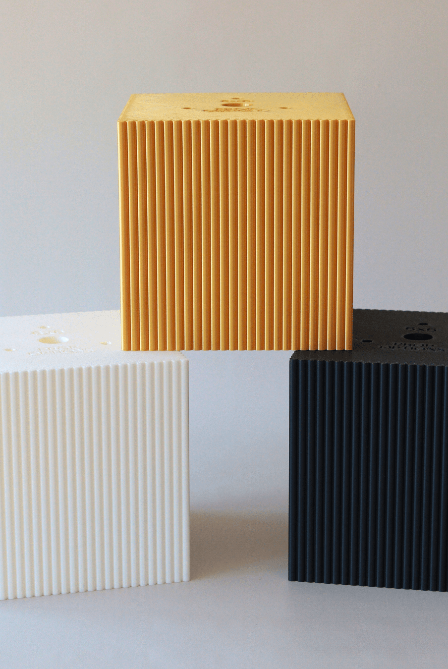 Square Reeded Cake Separator - Prop Options