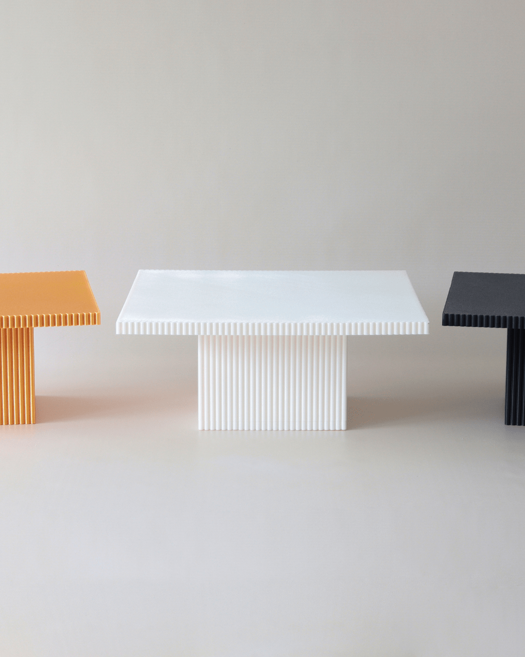 Square Reeded Cake Stand - Prop Options