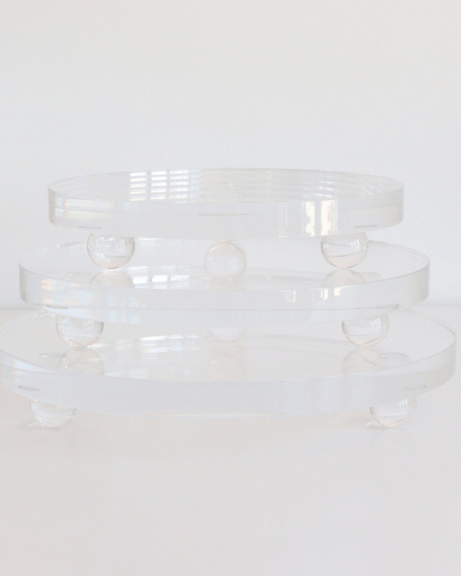 The Stage - Acrylic Footed Cake Stand - Prop Options