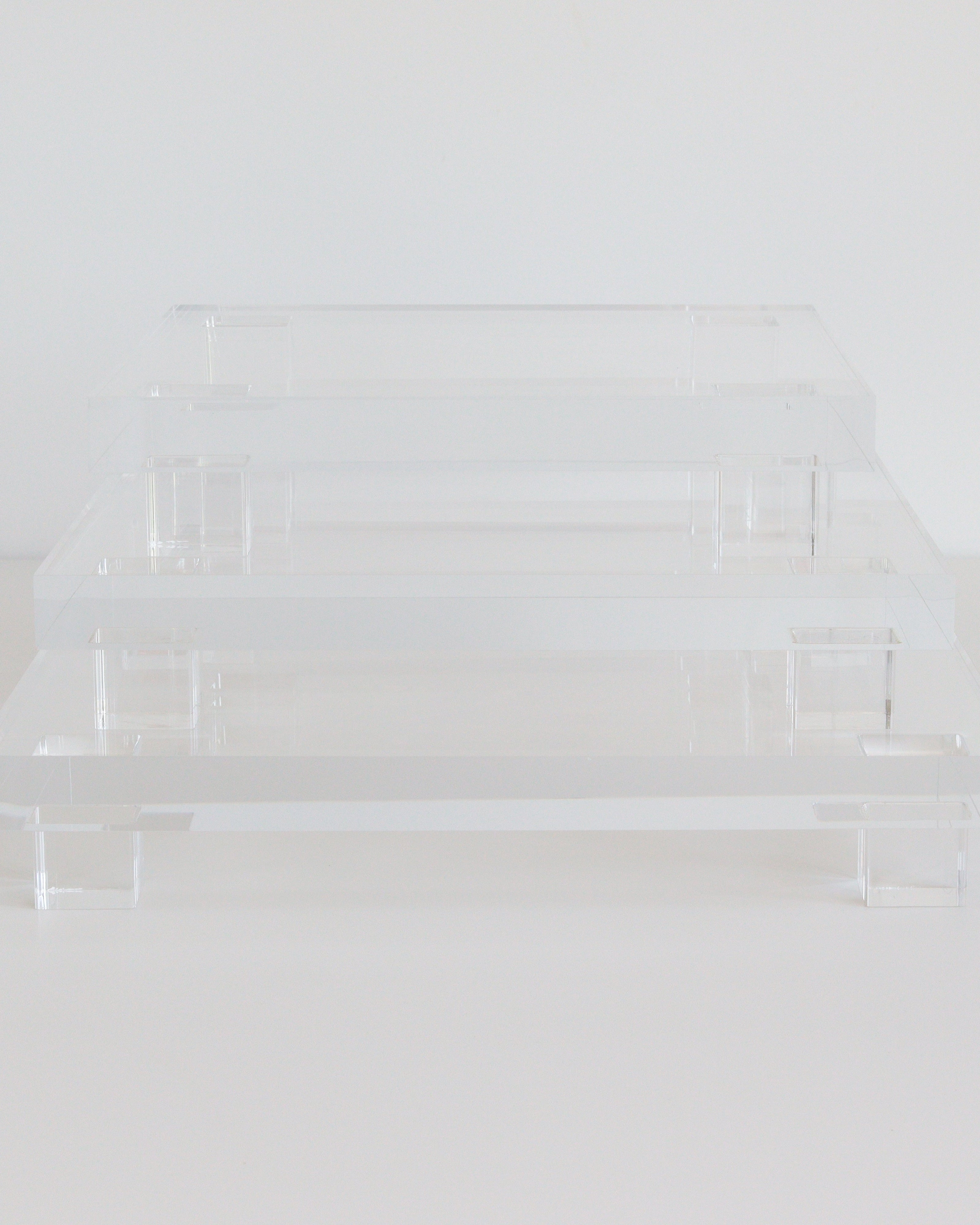 The Stage - Acrylic Footed Cake Stand - Prop Options