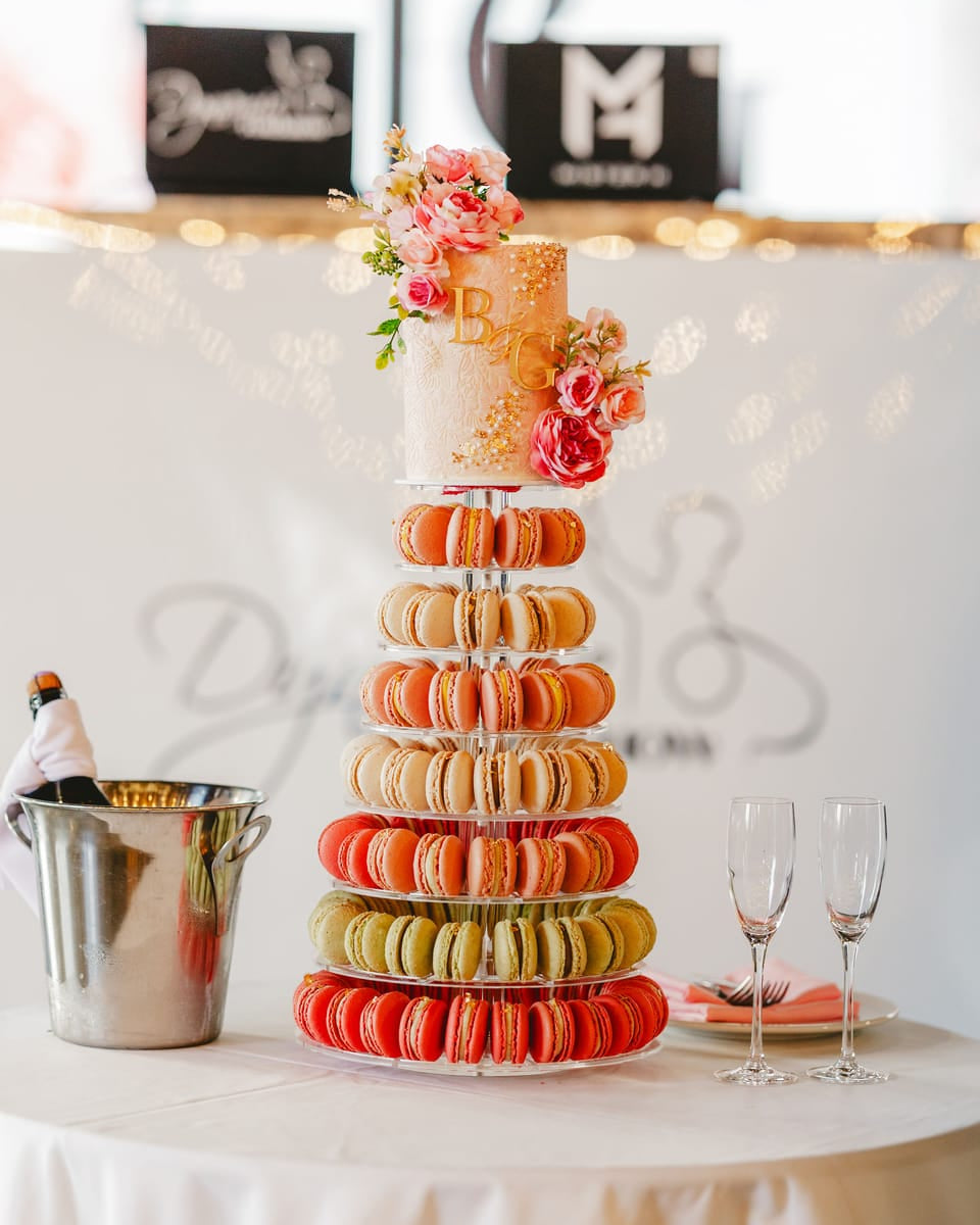 Ultra Adjustable 8 Tier Acrylic Macaron Tower - Prop Options