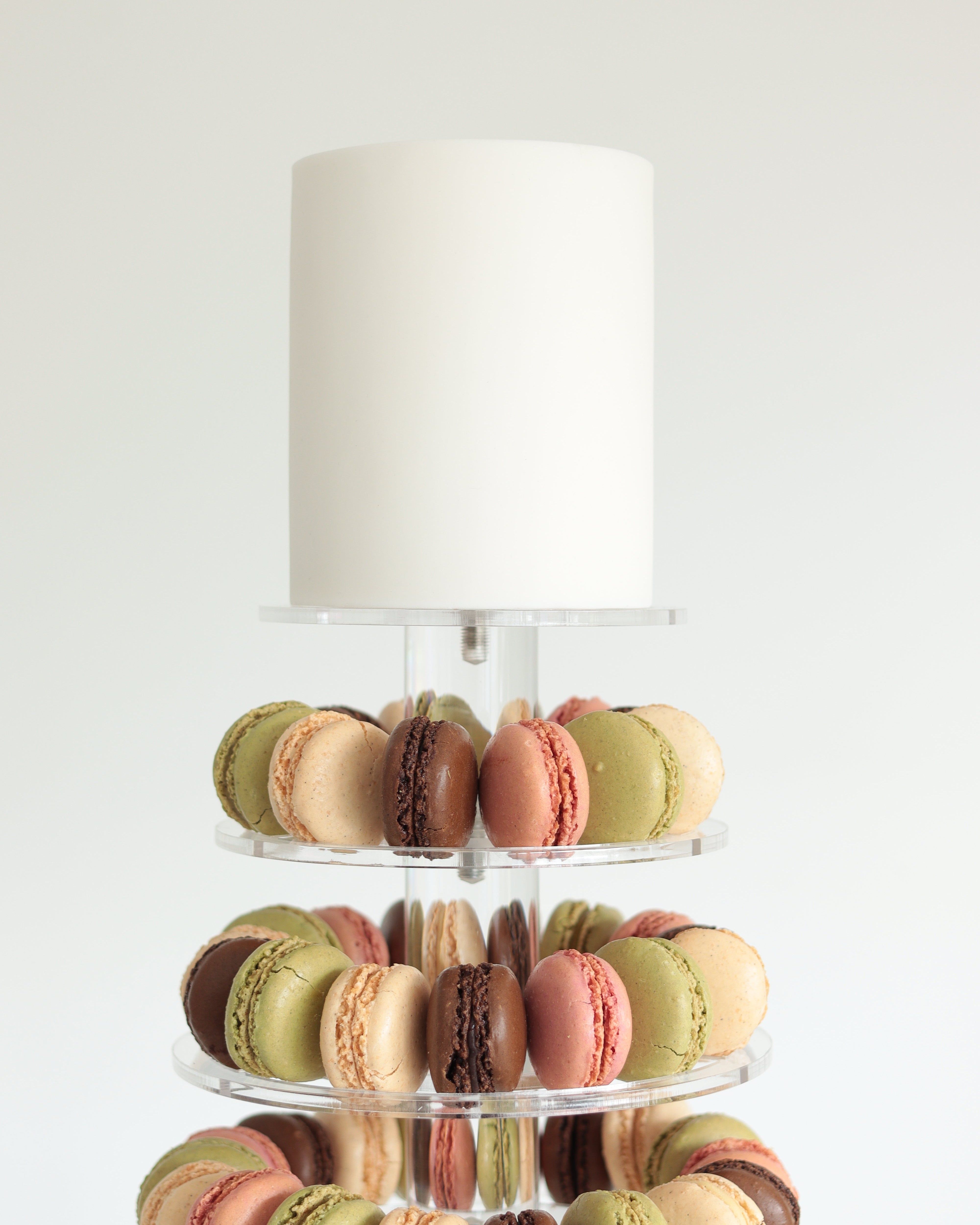 Ultra Adjustable 8 Tier Acrylic Macaron Tower - Prop Options