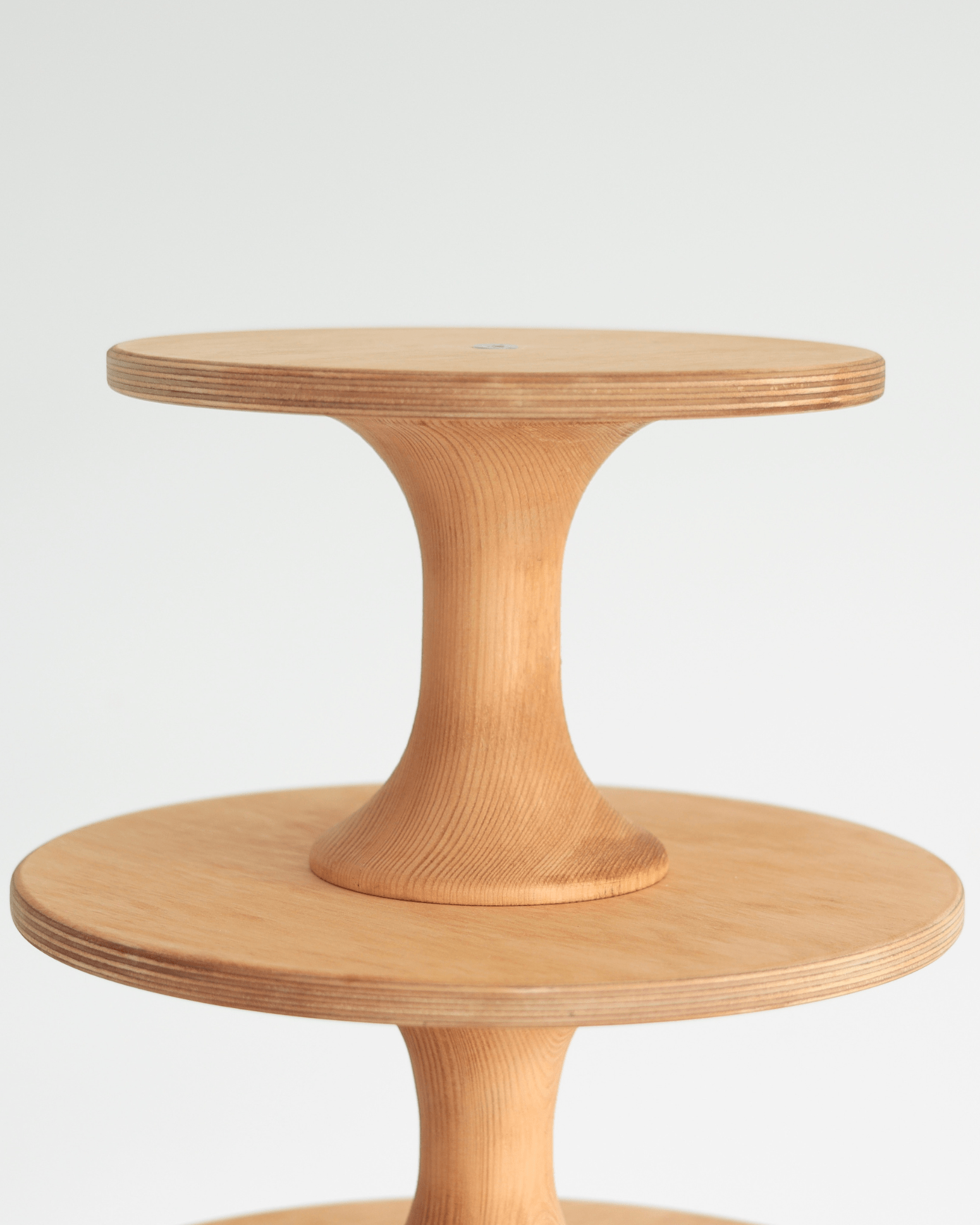 Deluxe Adjustable Scandinavian Birch Cupcake Stand - Prop Options