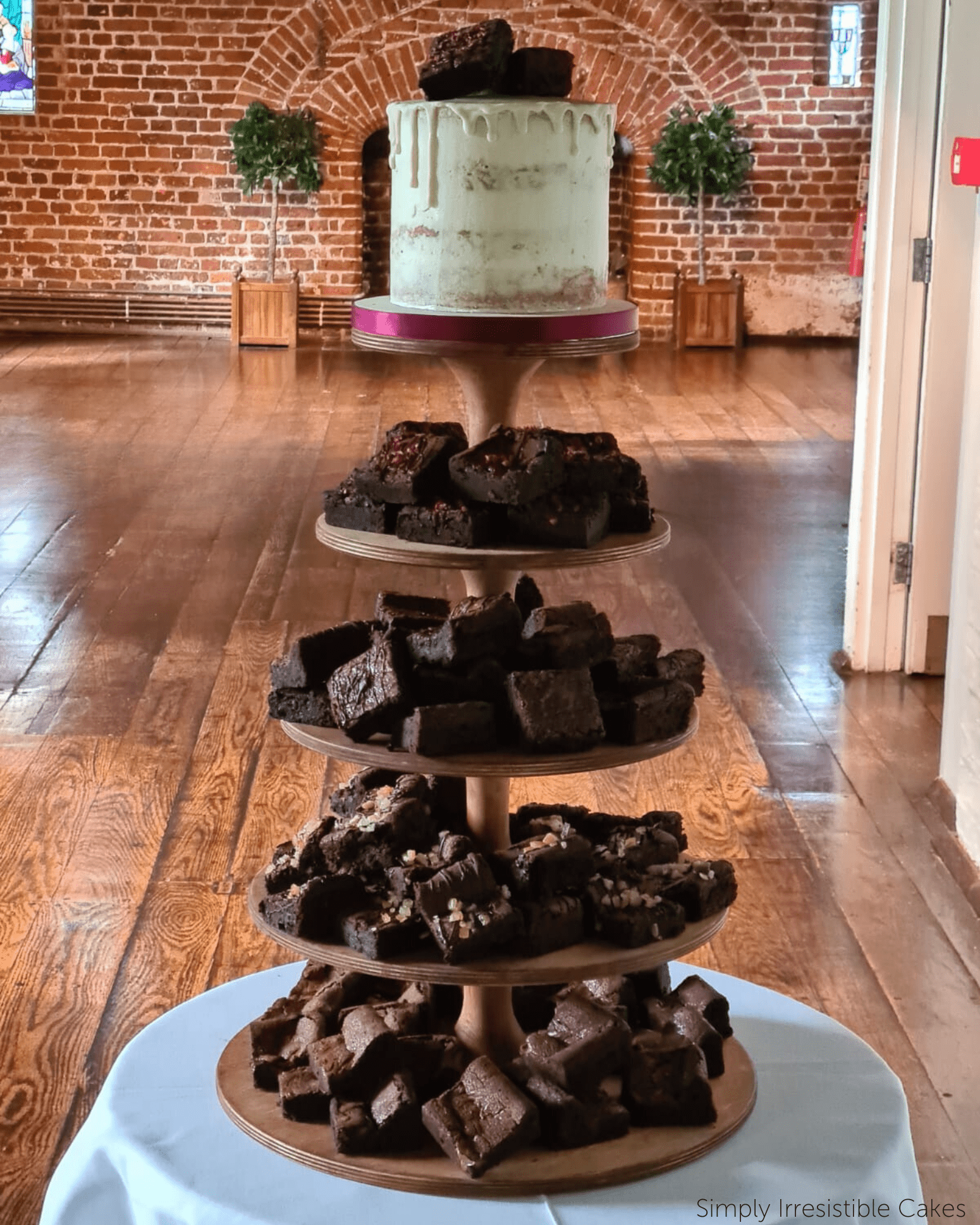 Deluxe Adjustable Scandinavian Birch Cupcake Stand - Prop Options