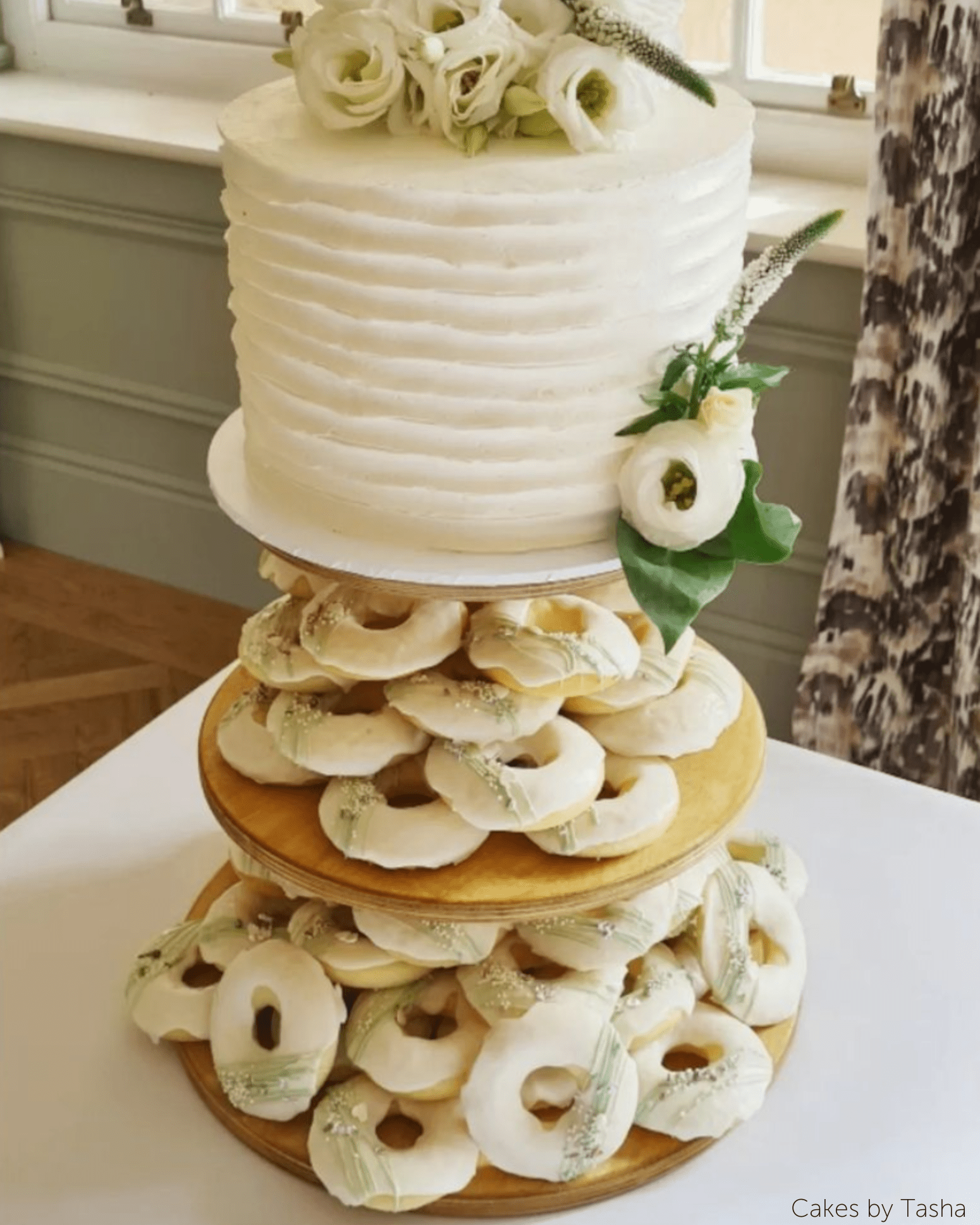 Deluxe Adjustable Scandinavian Birch Cupcake Stand - Prop Options