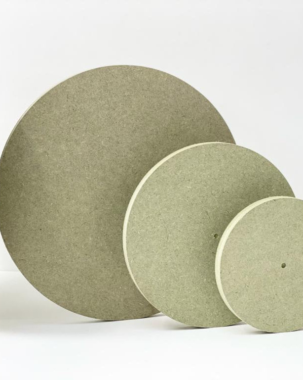 Reusable moisture resistant MDF cake boards - Prop Options