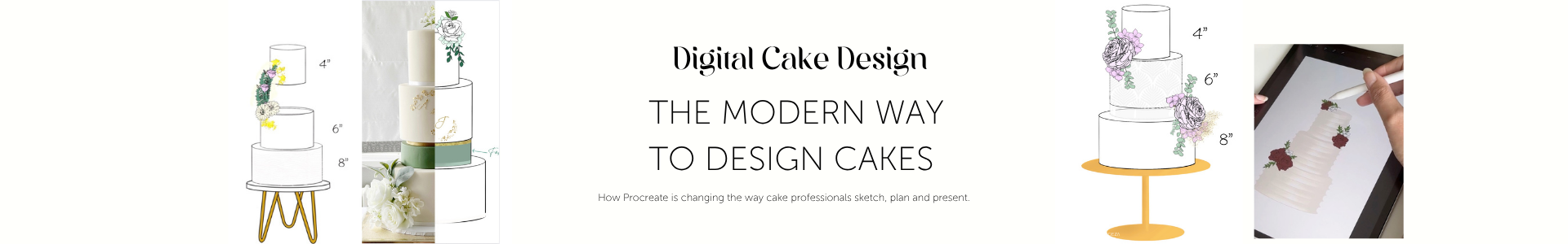 Digital Cake Sketching in Procreate: The Complete Guide for Cake Designers