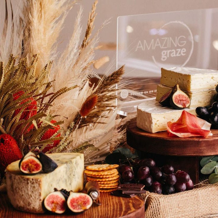 Dessert and grazing table styling tips and inspiration using Prop Options Olive boards - Prop Options