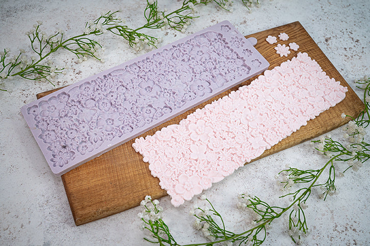 Sugar Flower Border Silicone Mould