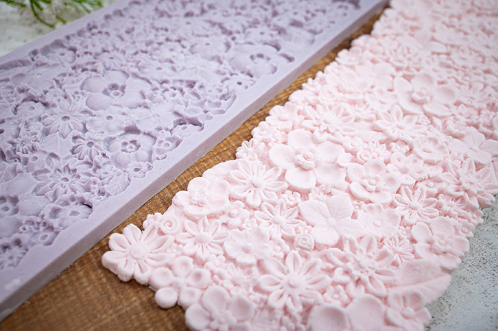Sugar Flower Border Silicone Mould